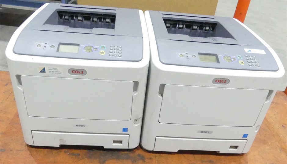 2 x OKI B721 Mono Printer- NSW Pickup
