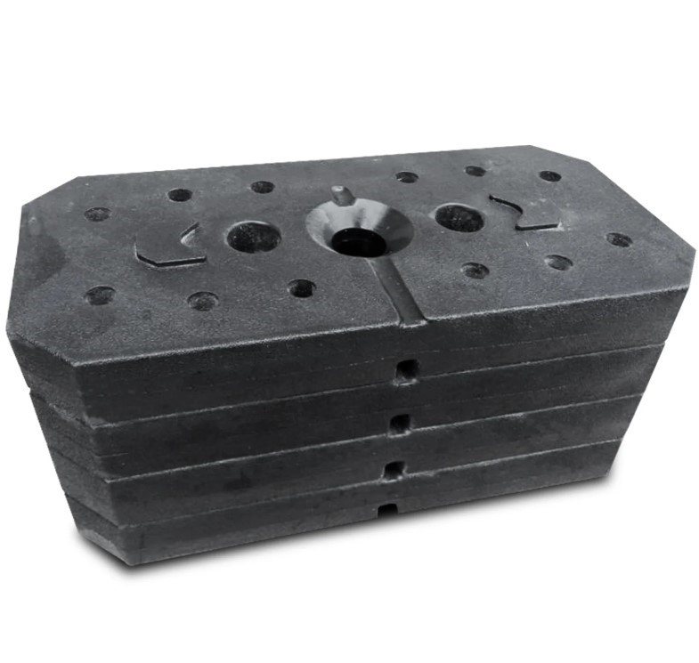 CORTEXT Weight Stack, 6 x 5.7kg Weights. NB: Damaged Packaging, Paint Splat