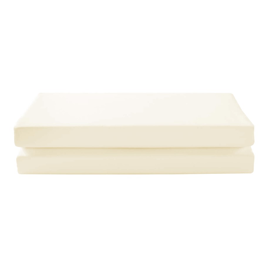1200 Thread Count Egyptian Cotton Flat Sheet| Ivory | Single