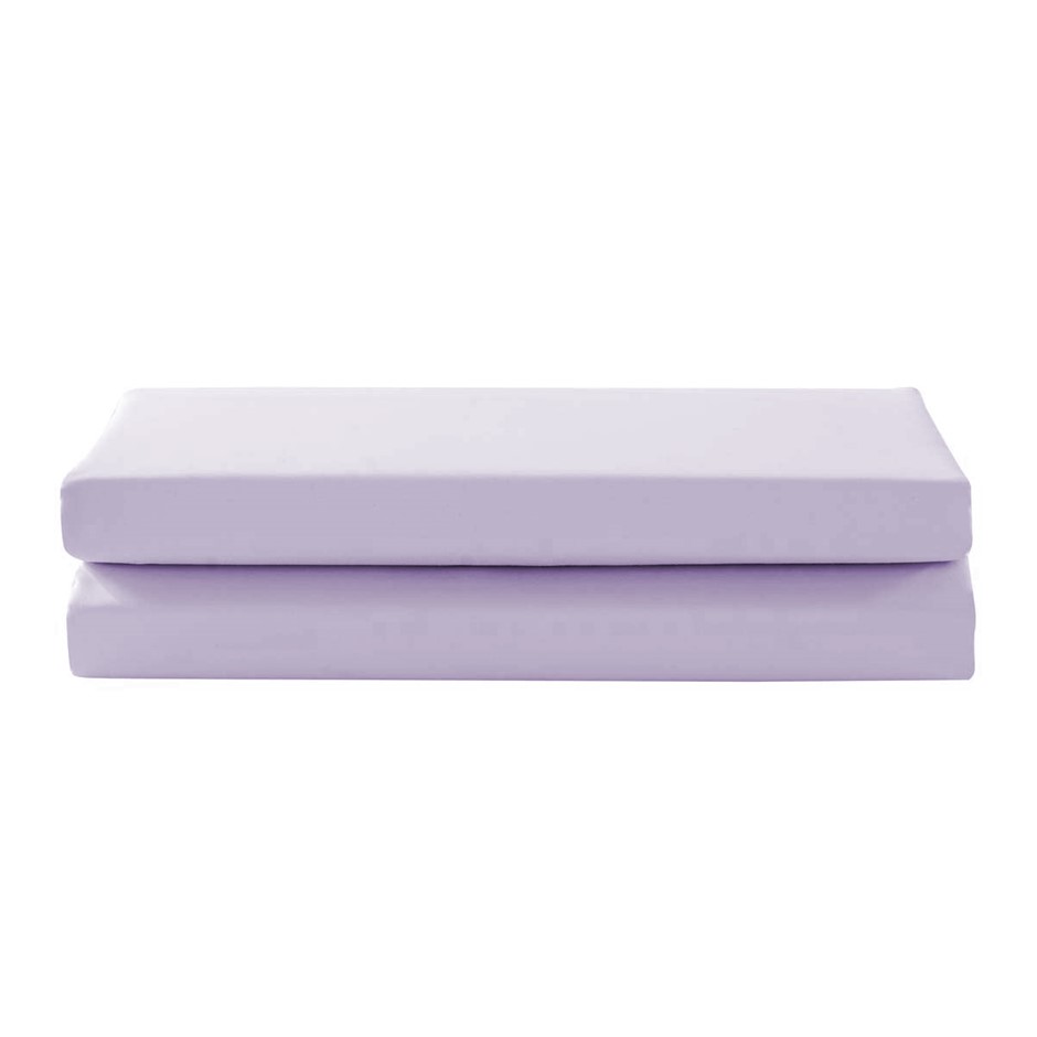 1200 Thread Count Egyptian Cotton Flat Sheet| Lilac Mist | Single
