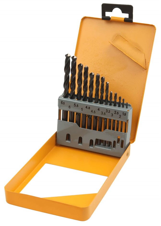 Tolsen 13Pcs Hss Twist Drill Bits Set