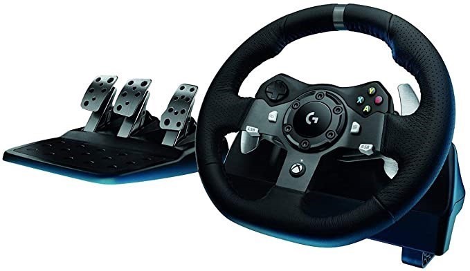 LOGITECH, G920 Driving Force Racing Wheel for Xbox One. NB: Minor Use, Not