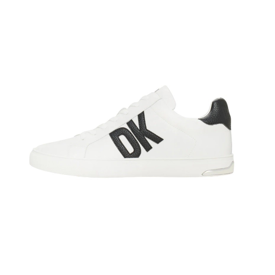 DKNY Women's Abeni Lace-Up Sneakers, Size US 7, Black/White, K2336528. Buy