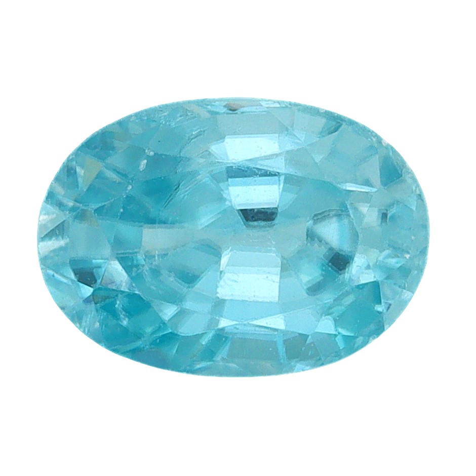 1.86 Carats Natural Blue Zircon