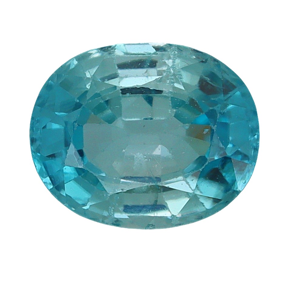 1.88 Carats Natural Blue Zircon
