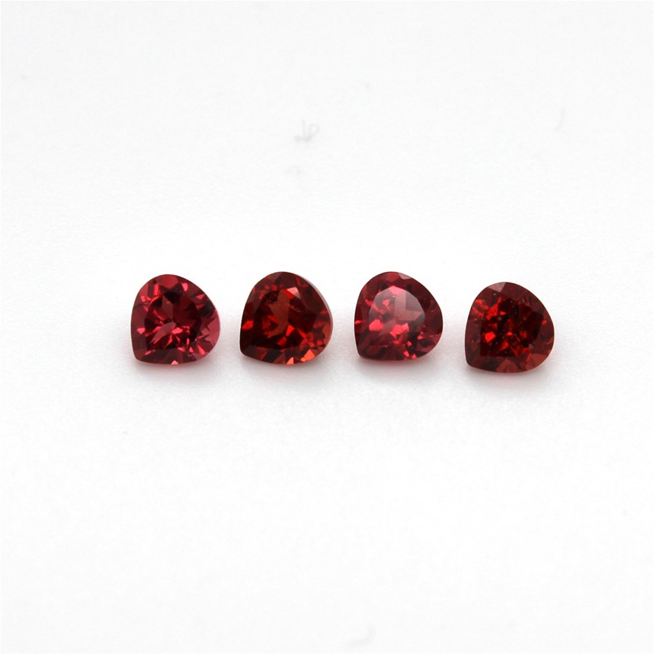 1.32 Ct Four Ct Pear Garnet Gemstone