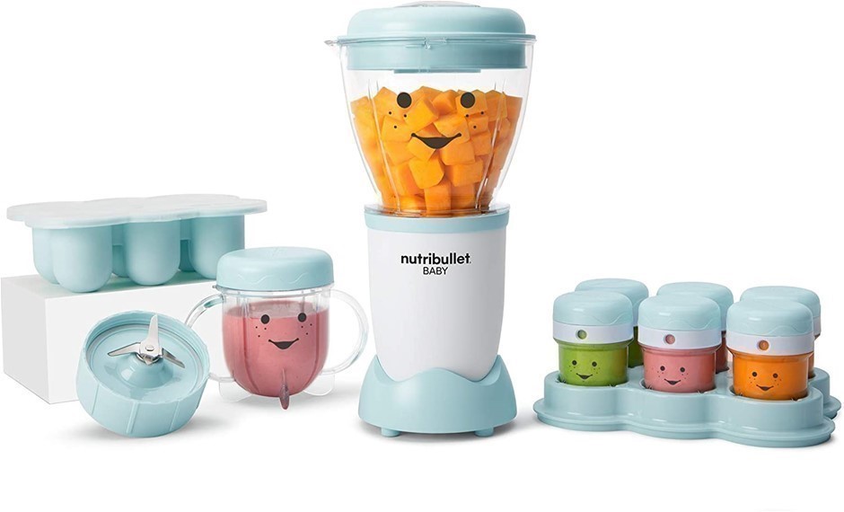 NUTRIBULLET Baby Food Blender, 200W, BPA Free, 6 Storage Cups With Lids, Mo