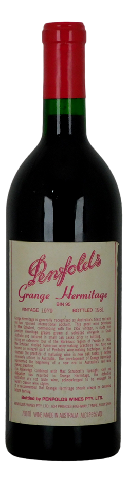 Penfolds Bin 95 Grange Hermitage 1979 Cl