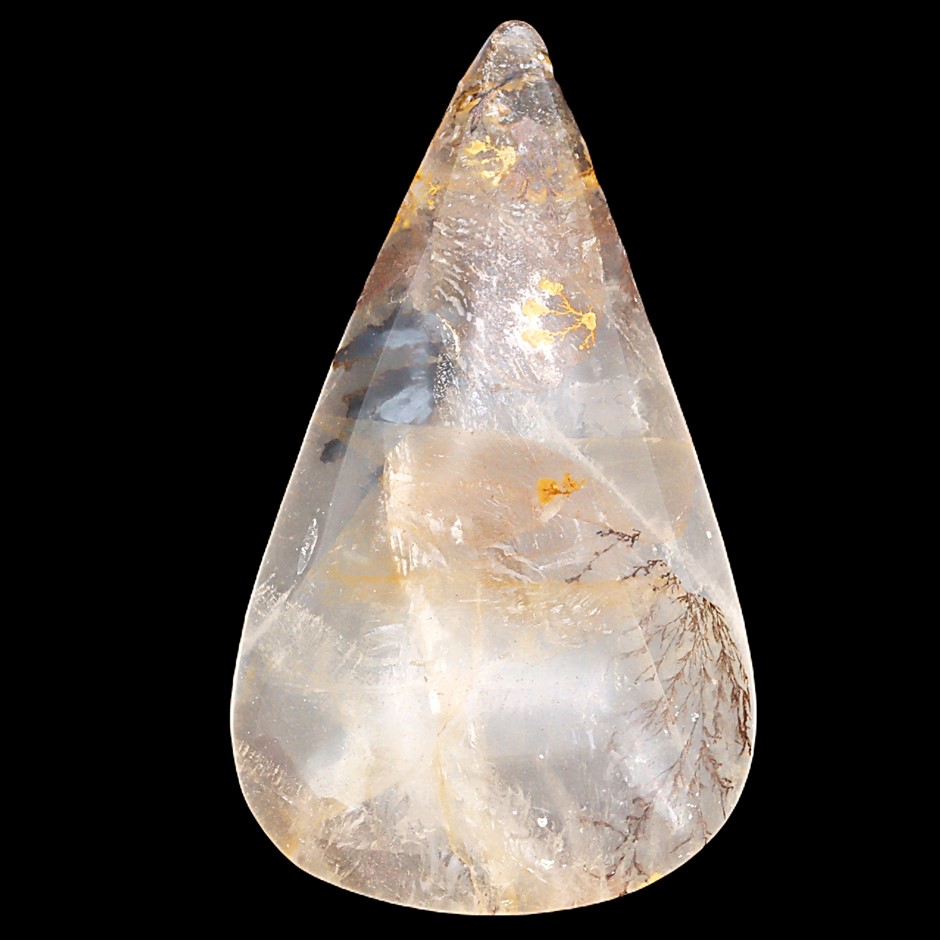 17.87 Carats Multicolor Dendrite