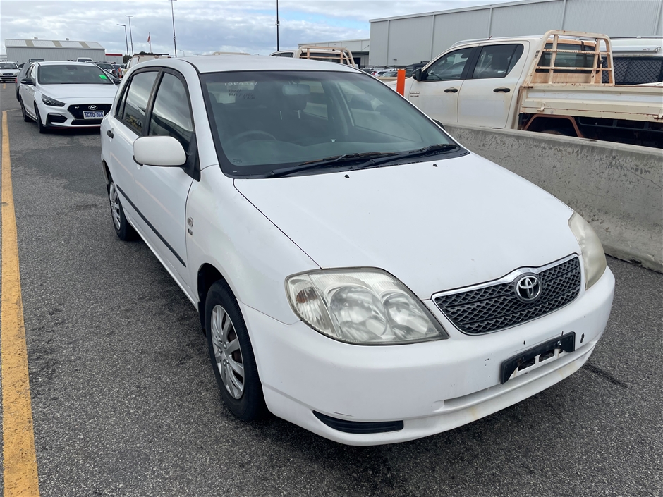 2002 Toyota Corolla Ascent Seca ZZE123R Manual Hatchback