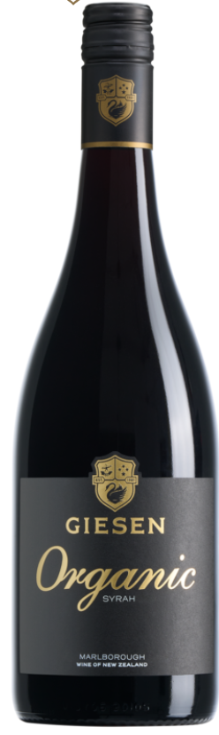 Giesen Organic Syrah 2019 (6 x 750mL)