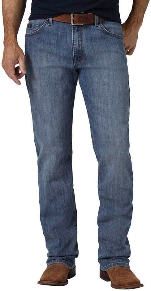 WRANGLER Men's 20X Slim Active Flex Jean, Size 35x36, Overcast, 1002MCWOR.