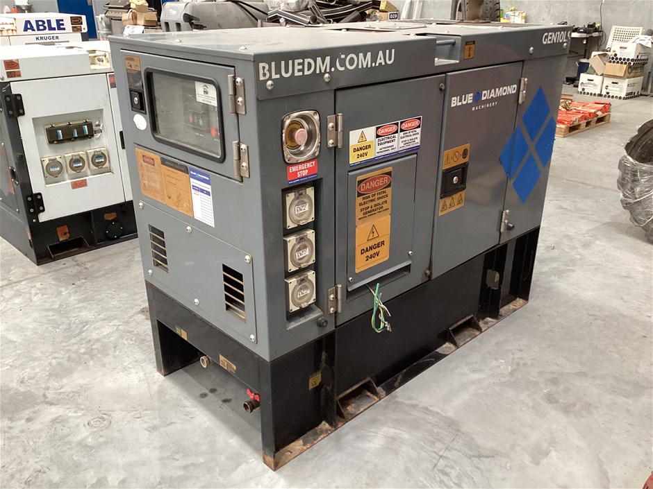 Blue Diamond GEN10LS Generator Auction (0887-7057992) | Grays Australia