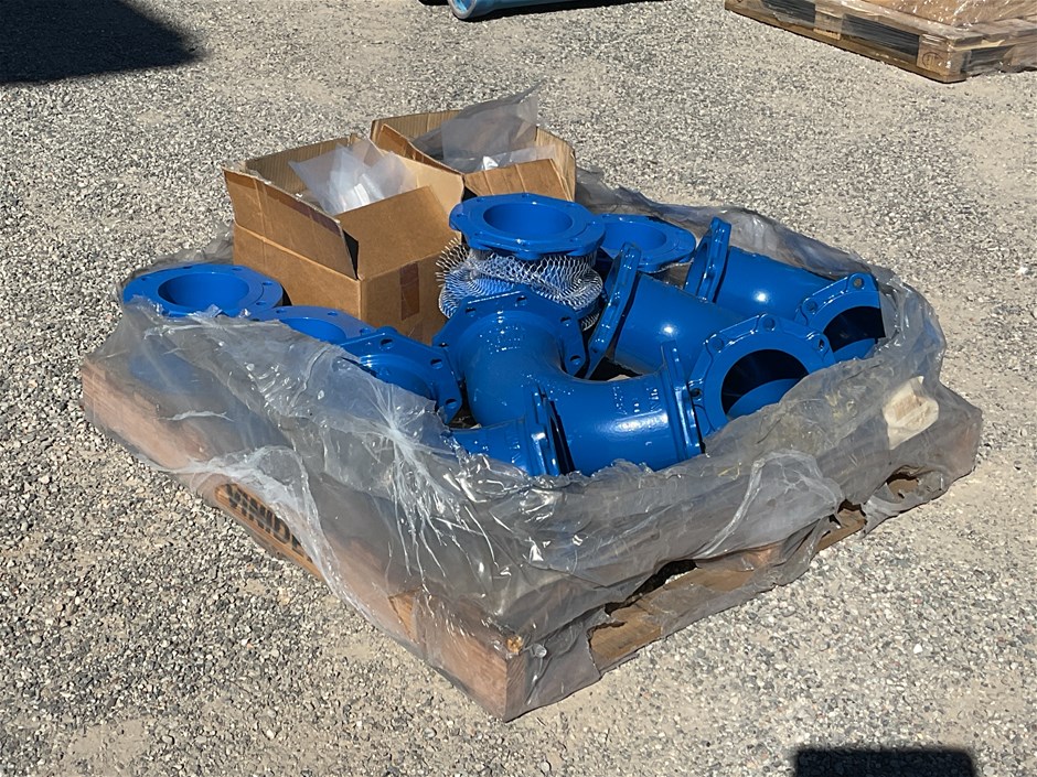 Various Ductile Iron Pipe Fittings & Gasket Sets x 1 Pallet Auction ...