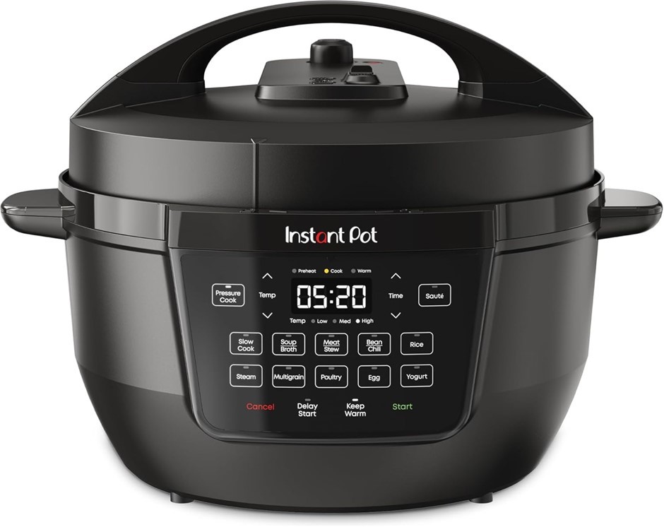 INSTANT POT Rio Wide, 7.1L, 7-in-1 Electric Multi-Cooker, Pressure Cooker,