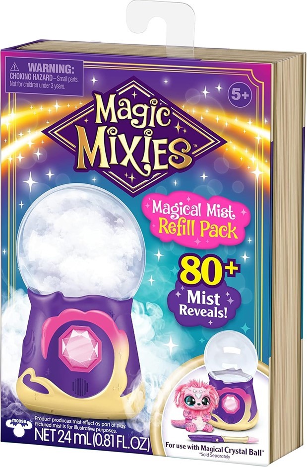4 X MAGIC MIXIES Magical Mist and Spells Refill Pack for Magical Crystal Ba