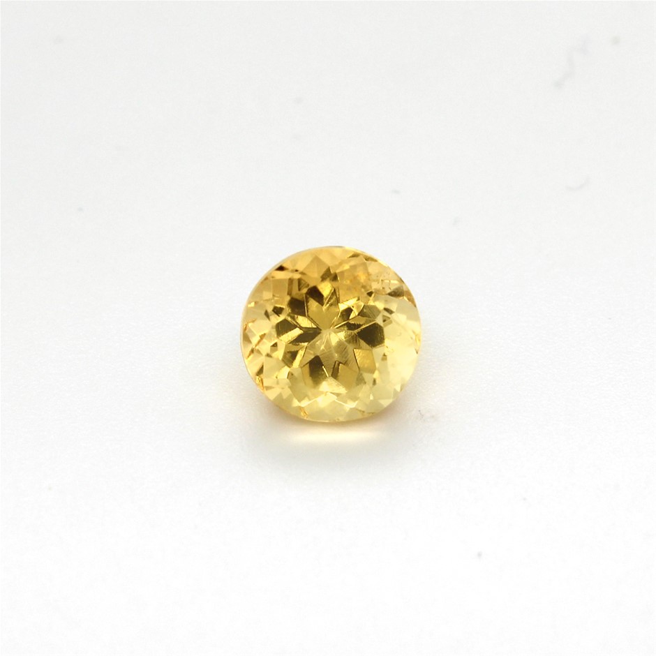 1.93 Ct Round Citrine Gemstone