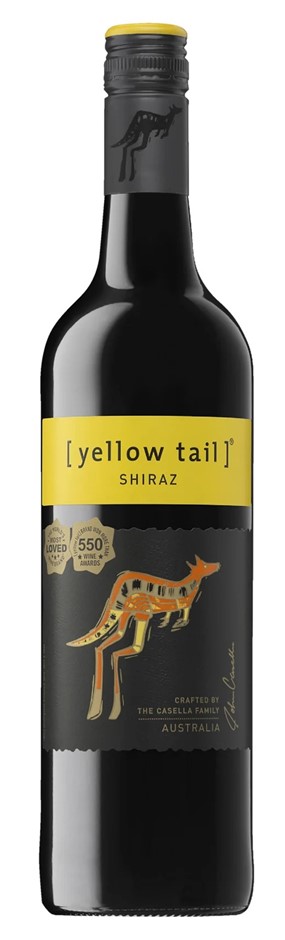 Yellow Tail Shiraz (12 x 750mL), SE AUS.