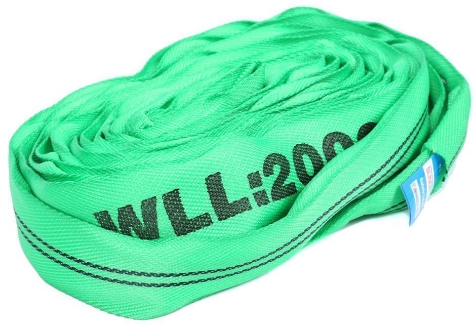 Round Lifting Sling, WLL 2,000kg x 3M (With Test Cert). Buyers Note - Disc