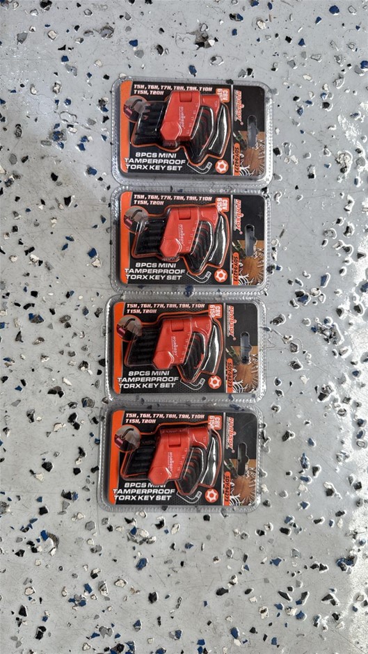 4 Pack Of Mini Torx Allen Key Sets Auction (0007-2570482) | Grays Australia