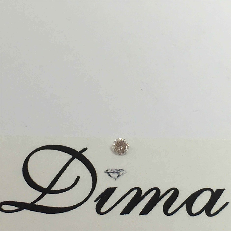 <b>0.075ct One Stone Natural Pink Diamond Round</b><p>
<li> Dimension: 2.5