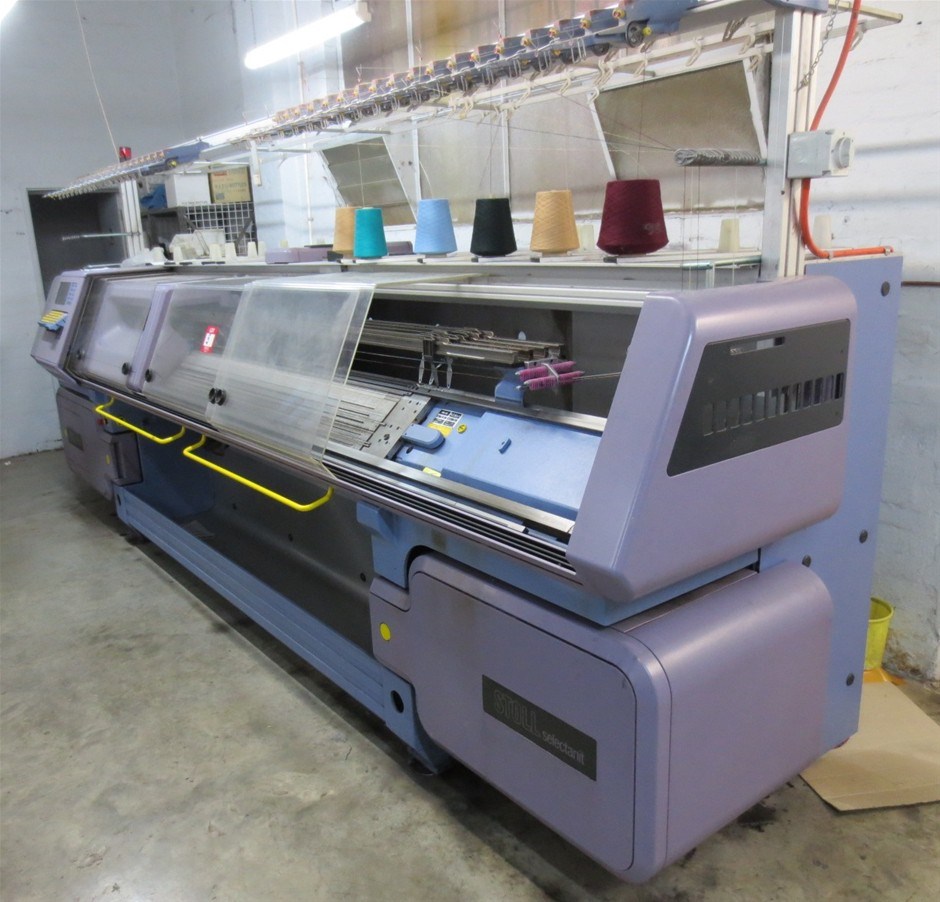 Stoll Cms 400 7 Gauge Flat Knitting Machine Type Auction 0005 Grays Australia