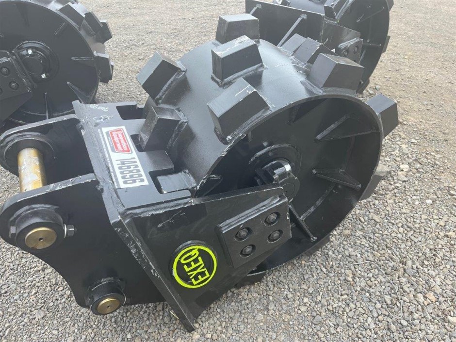 2025 Compaction Wheel Attachment To Suit 5T Excavator (Unused)