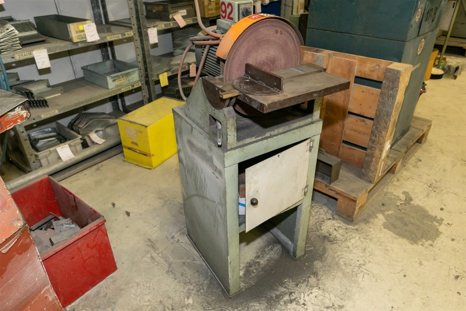 Tilting Table Disc Sander on Stand Auction (0024-5060131) | Grays Australia