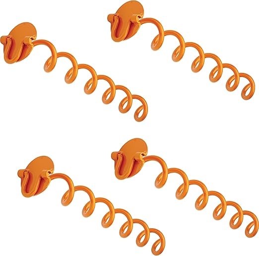 LIBERTY Folding Ring Spiral Ground Anchor, 16-inch (ANCFR16-ORG-R)
