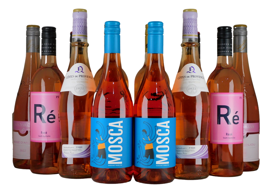 Mixed Rose Pack #5, (12x 750mL), Multi-Region.
