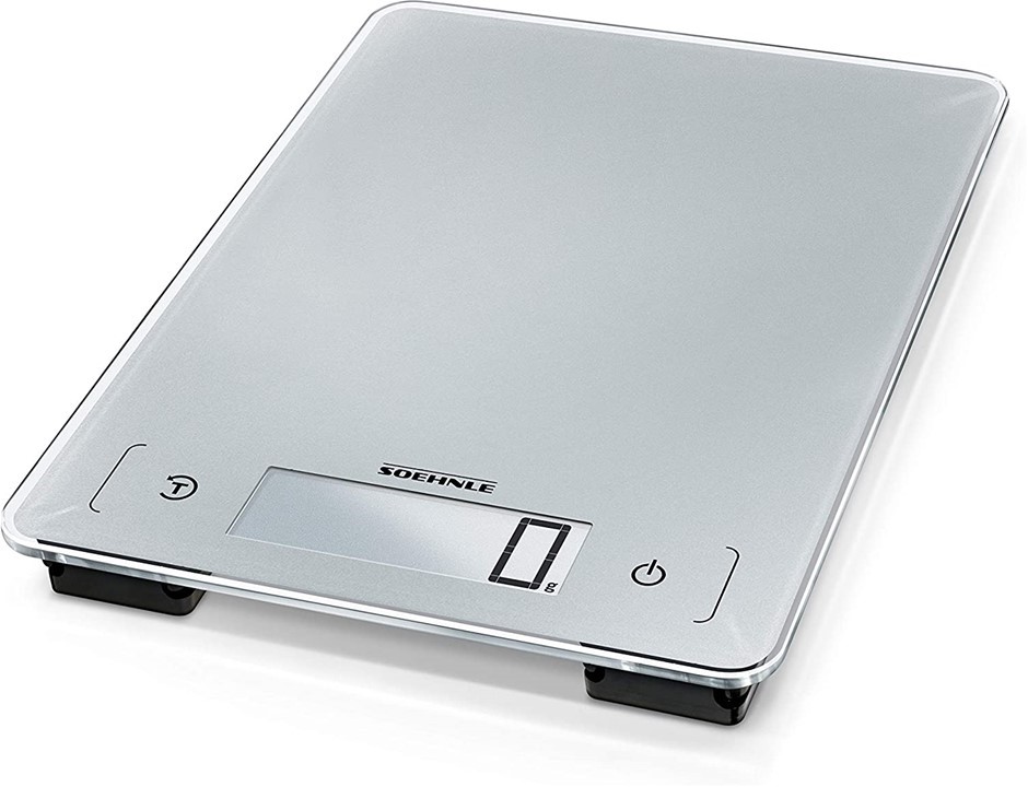 SOEHNLE 66225 Page Aqua Proof Kitchen Scale, Digital Food Scale with Sensor