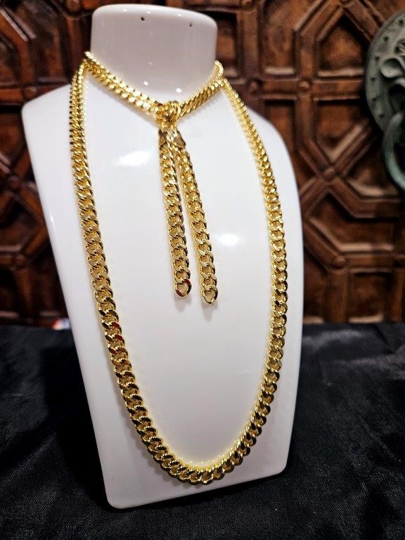 'Jewelzmerchants'18KGF/Italy Stamps Chains & Bracelets