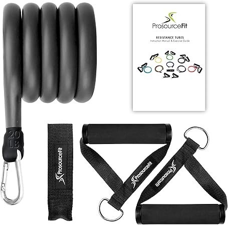 2 x PROSOURCE FIT Resistance Bands Set Exercise Guide Full-Body Exercises a