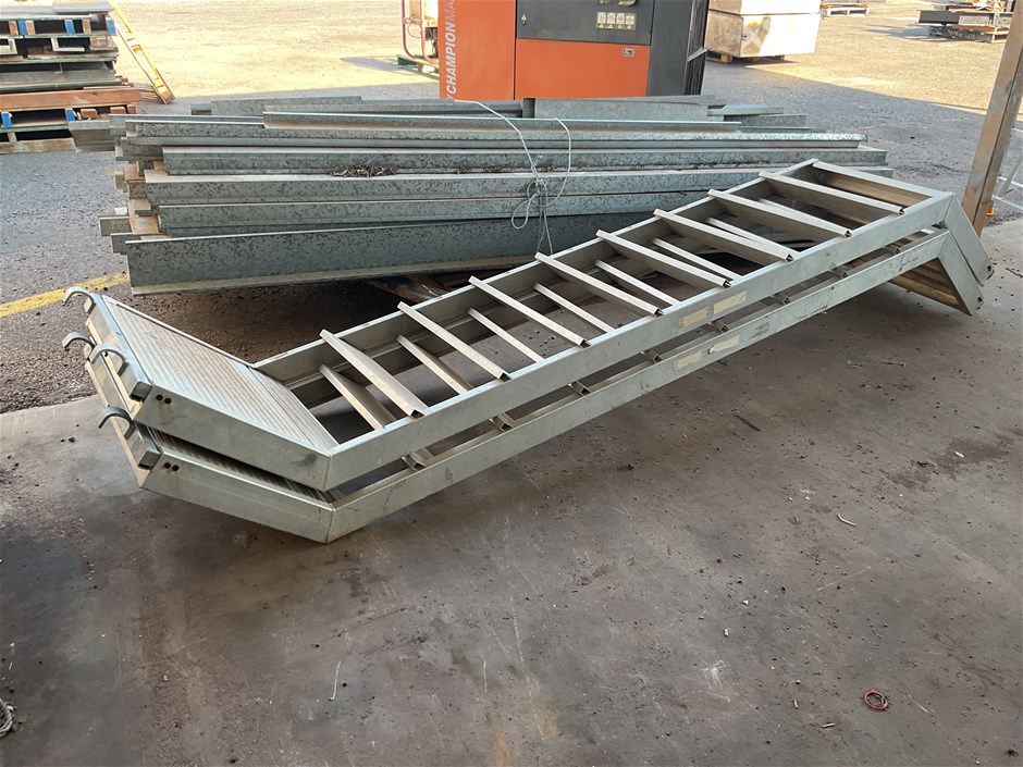 AT-PAC Aluminium Stairs x 2 Auction (0001-8020760) | Grays Australia