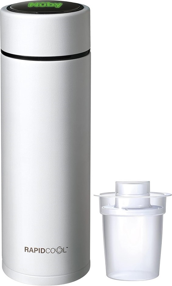 NUBY RapidCool Portable Baby Bottle Maker, White.