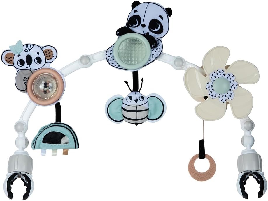 TINY LOVE Black & White Sunny Stroll, Stroller Arch Activity Toy, Multicolo