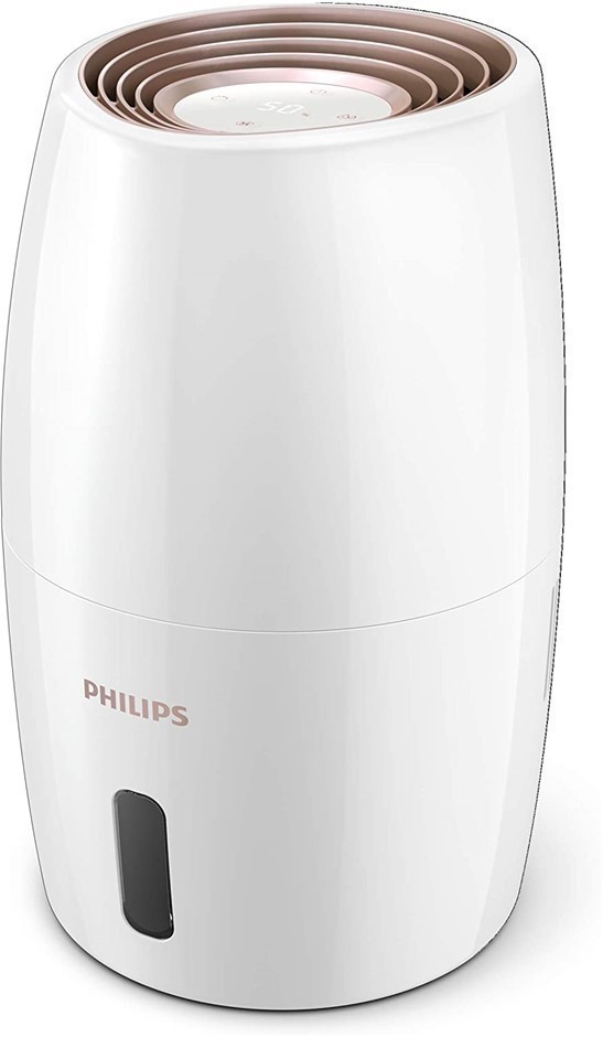 PHILIPS Series 2000 Air Humidifier with Sleep Mode & Automatic Sensing, Whi