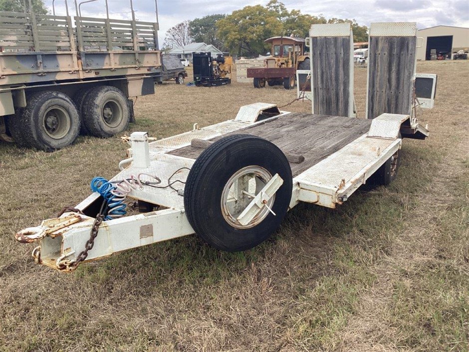 1988 Rodgers Trailers Single Beavertail Trailer Auction (0011-7059006 ...