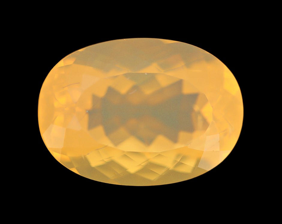 10.77 Carats Fire Orange Opal