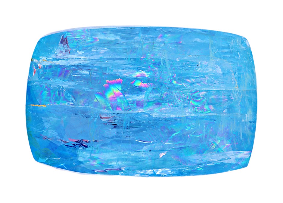 28.63 Carats Blue Aquamarine