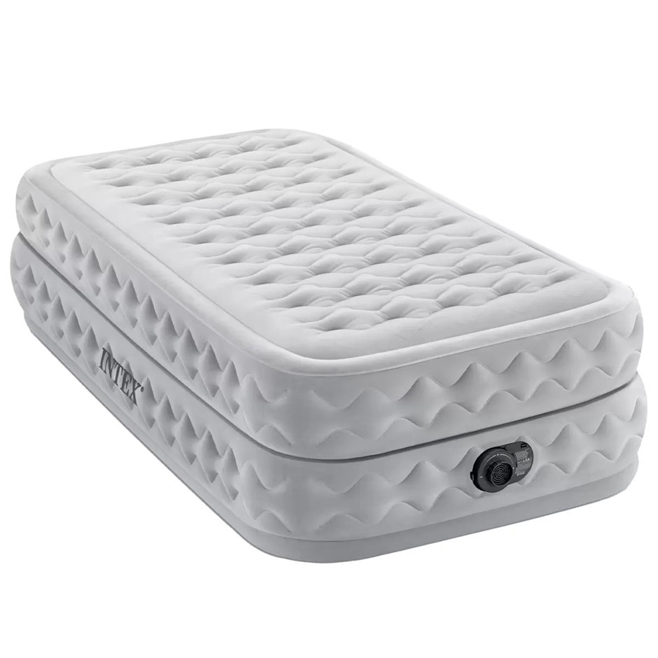 INTEX Durabeam Deluxe Twin Supreme Air Flow Airbed, 99 x 191 x 51cm.