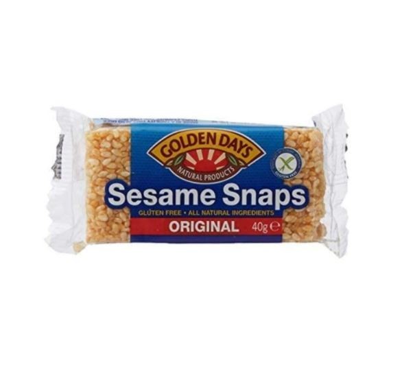 31 x GOLDEN DAYS Sesame Snaps, Original, 40g.