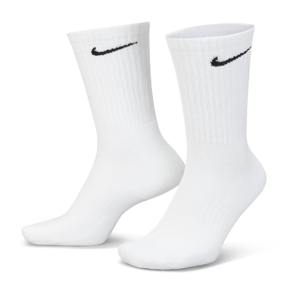 6 Pairs x NIKE Cushioned Crew Socks, Men's Size 8-12, DRI-Fit Technology, C