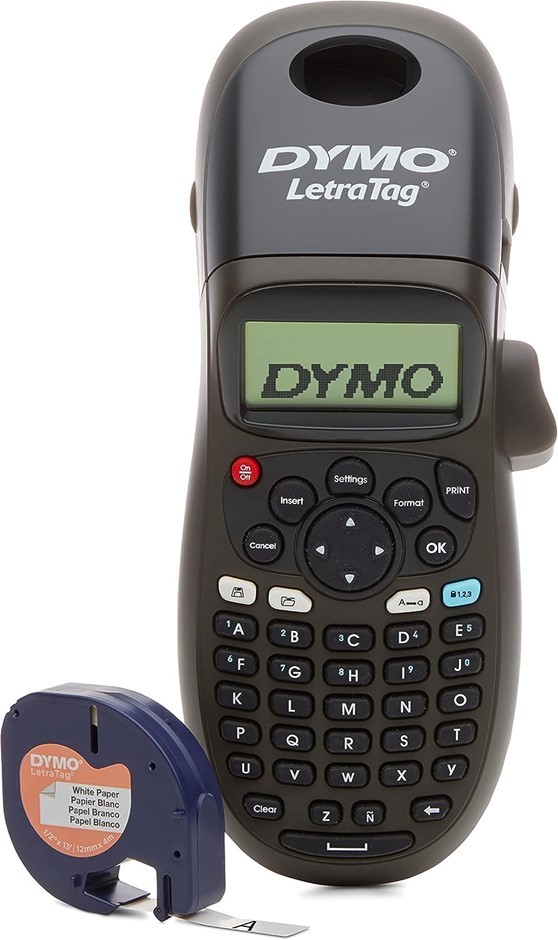 DYMO LetraTag LT-100H Handheld Label Maker | ABC Keyboard Label Printer wit