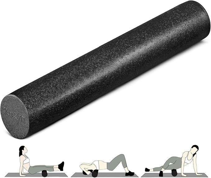 YES4ALL EPP Foam Roller for Back, Legs – Extra Firm High-Density Foam Rolle