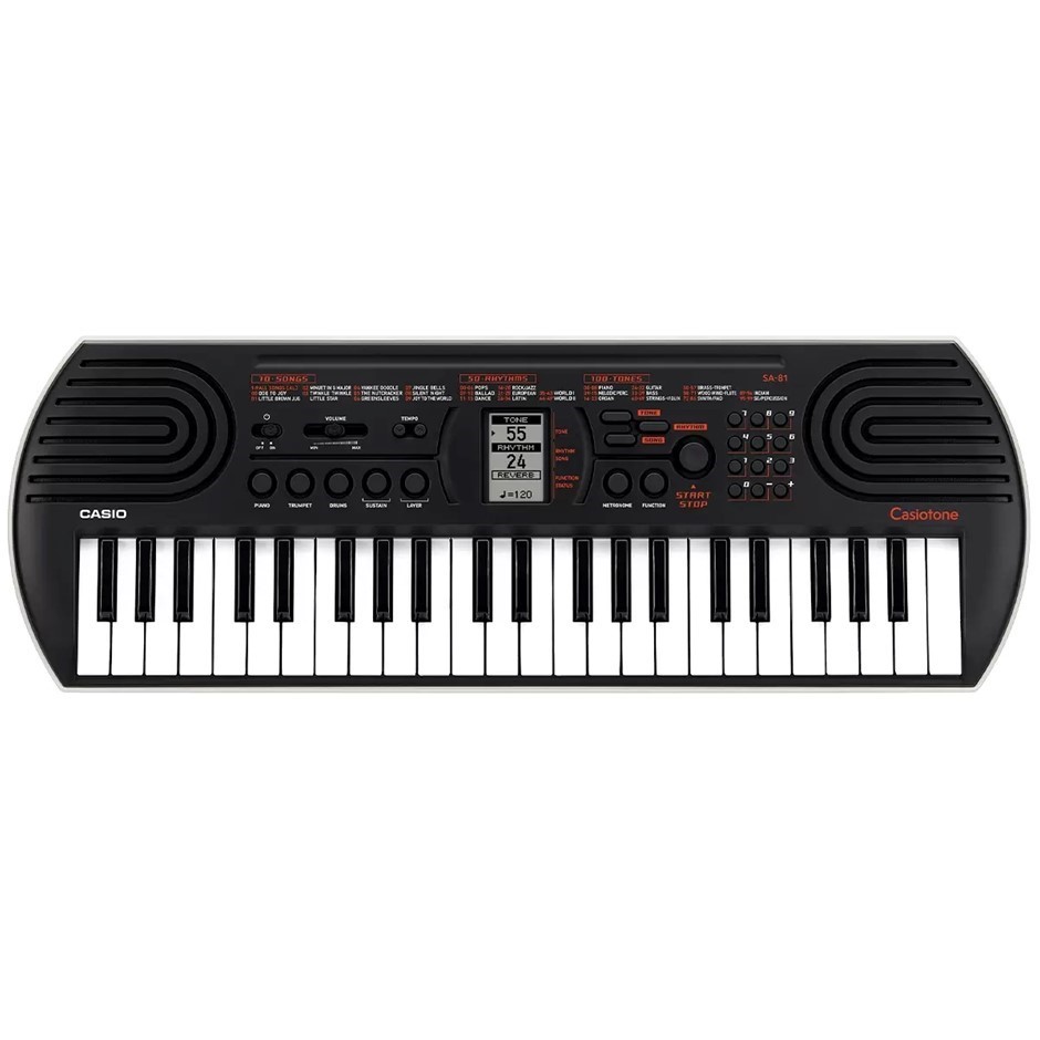 CASIO Casiotone 44 Key Portable Mini Keyboard, Model SA-81.