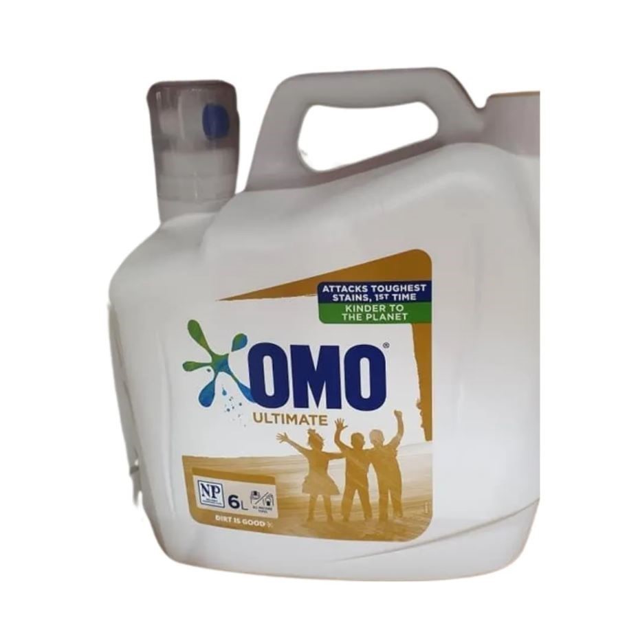 OMO Ultimate Laundry Liquid Detergent, Front & Top Loader, 6L.