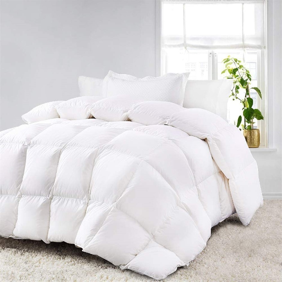 LUXOR Ultra Warm Winter Microfibre Quilt/Doona/Duvet, Queen, Machine washab