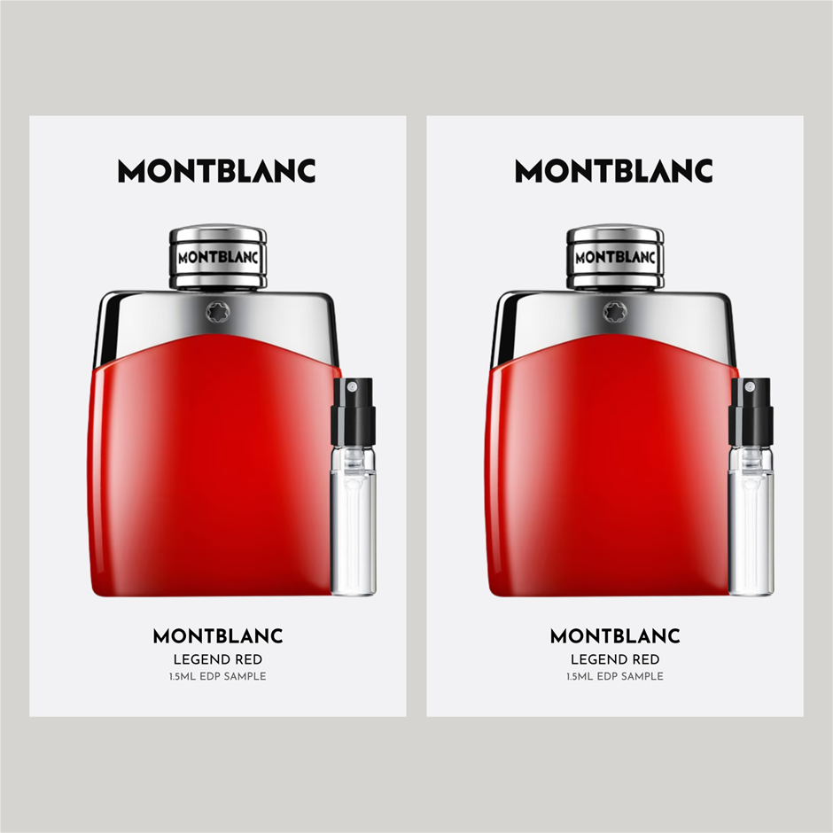 Mont Blanc Legend Red EDP 1.5ml Sample Fragrance Perfume Spray (2pc ...