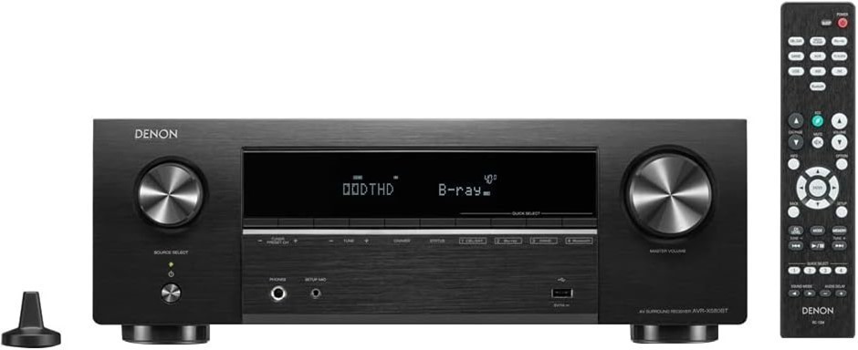 DENON AVR-X580BT 8K AV Receiver | 5.2 Channels.  Buyers Note - Discount Fre